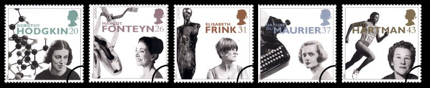 1996 Royal Mail stamp set: women