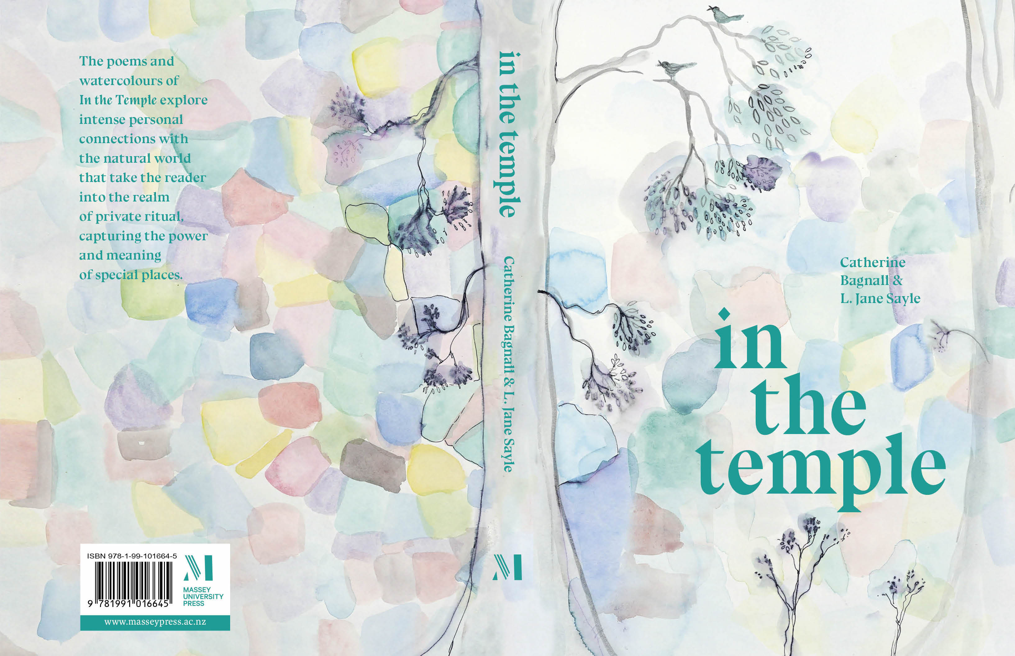 Cover spread for In the Temple